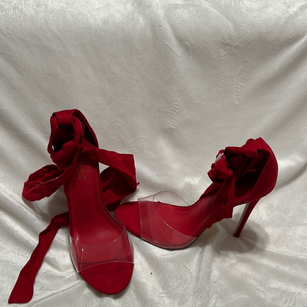Lace up size 10 heels